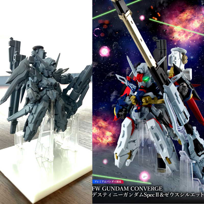 ガンダム コンバージ デスティニーガンダムSpecII&ゼウスシルエット FW