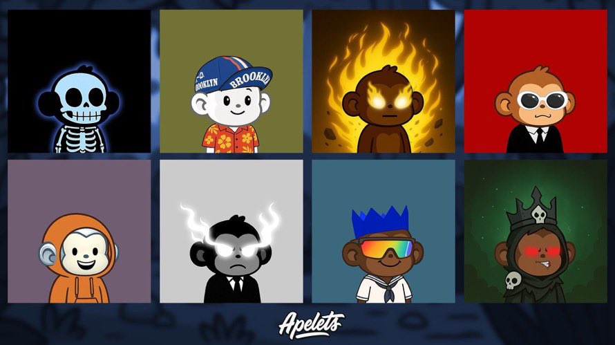 #giveaway from <a href="/ApeletsNFT/">Apelets</a> 

25 wl (GTD) 🎁

to join: 👇
👉 follow 
<a href="/ApeletsNFT/">Apelets</a> 
 &amp; 
<a href="/omaralrefaey6/">Omaromar 🦍</a>
 
👉 like &amp; rt
👉 drop your wallet
 #NFTs #APE
12 hrs