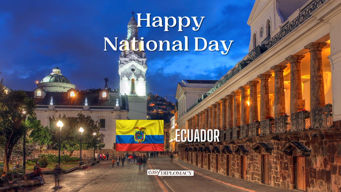 Easy Diplomacy (@easydiplomacy) on Twitter photo #10August 🌍 #EasyDiplomacy extends heartfelt Congratulations to all Friends of #Ecuador on their #NationalDay! 🇪🇨
<a href="/EmbajadaEcuITA/">Embajada ECU Italia</a> <a href="/EmbajadaEcuSS/">Embajada del Ecuador ante la Santa Sede</a> <a href="/ConsuladoRDMila/">Consulado Gral. República Dominicana en Milán, IT</a>
✔️Celebrating #YourBeauty
#ConnectingCountriesDrivingBusiness #Ecuadornationalday #10August 🌍 #EasyDiplomacy extends heartfelt Congratulations to all Friends of #Ecuador on their #NationalDay! 🇪🇨
<a href="/EmbajadaEcuITA/">Embajada ECU Italia</a> <a href="/EmbajadaEcuSS/">Embajada del Ecuador ante la Santa Sede</a> <a href="/ConsuladoRDMila/">Consulado Gral. República Dominicana en Milán, IT</a>
✔️Celebrating #YourBeauty
#ConnectingCountriesDrivingBusiness #Ecuadornationalday
