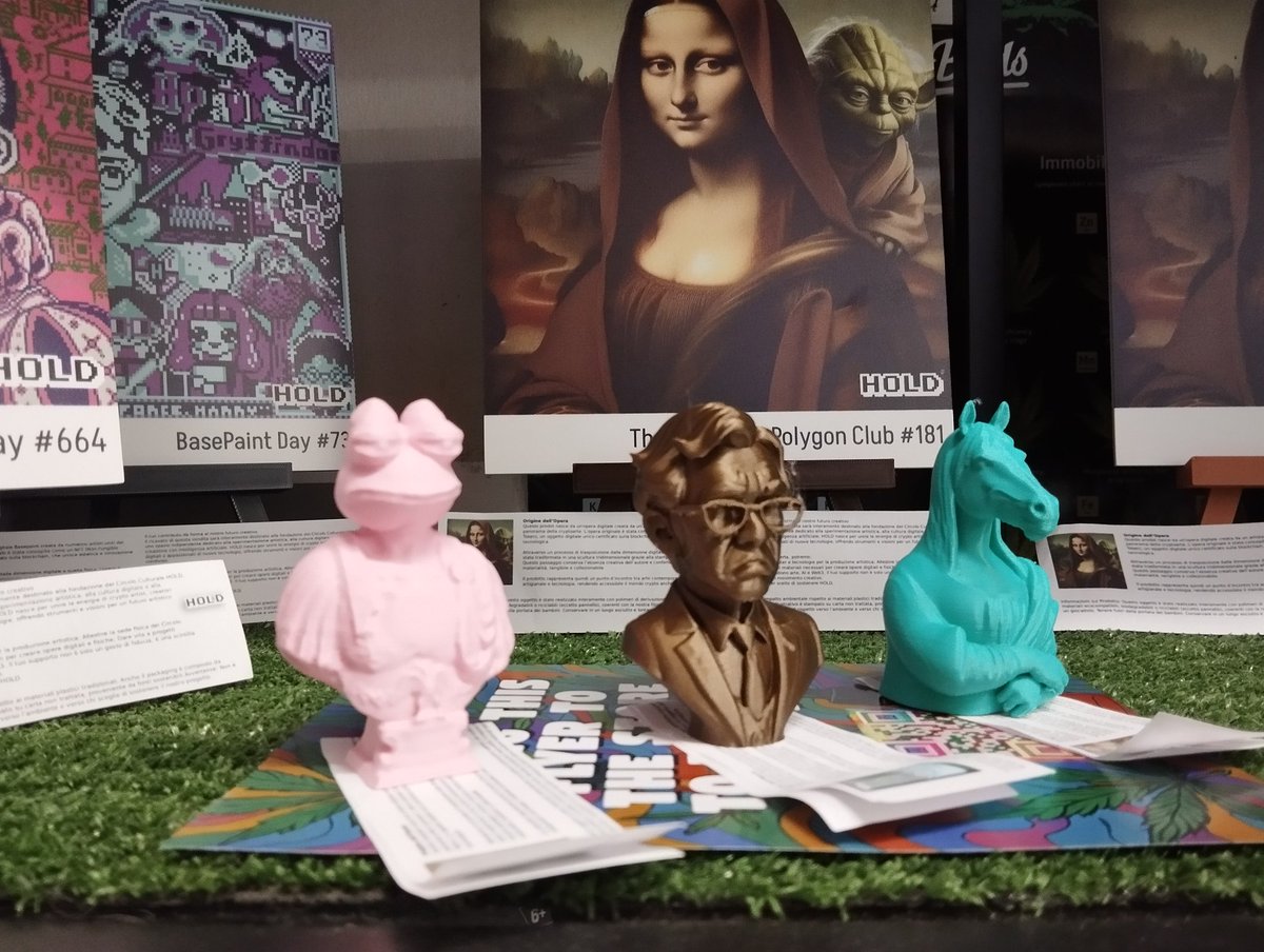 🚀 La raccolta fondi è iniziata! 🎨 Unisciti al circolo HOLD: una community appassionata di crypto art e arte in generale in #Italia! 🤝 Esploriamo AI, 3D e temi crypto insieme. Sostieni il progetto e crea il futuro dell'arte digitale! 💫 #CryptoArt #HOLD #ArteDigitale