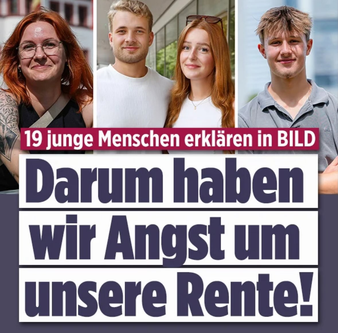 Bis die Rente kriegen, wird es Deutschland nicht mehr geben.

Sie werden dann in islamischer Knechtschaft leben, ausgewandert oder tot sein.

Sie sollten sich um andere Dinge Sorgen machen.