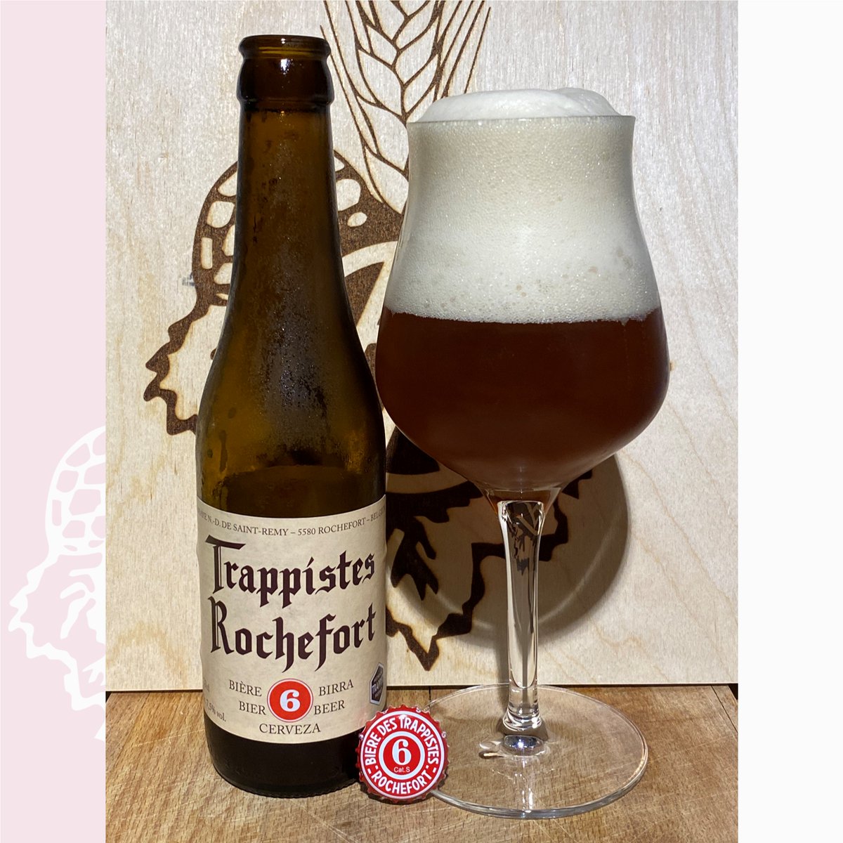 derCAW's tweet photo. Beer of the Week

Trappistes Rochefort – Rochefort 6
recommended by Stefan Steinhauser

Belgium
Dubbel / Trappist beer

0.33 l
7.5 % vol.

#CAW #CAW_BeerOfTheWeek #BeerTasting #BeerRecommendation #Beer #Belgium #Dubbel #trappistbeer #TrappistesRochefort https://t.co/pDLPsQbOSv