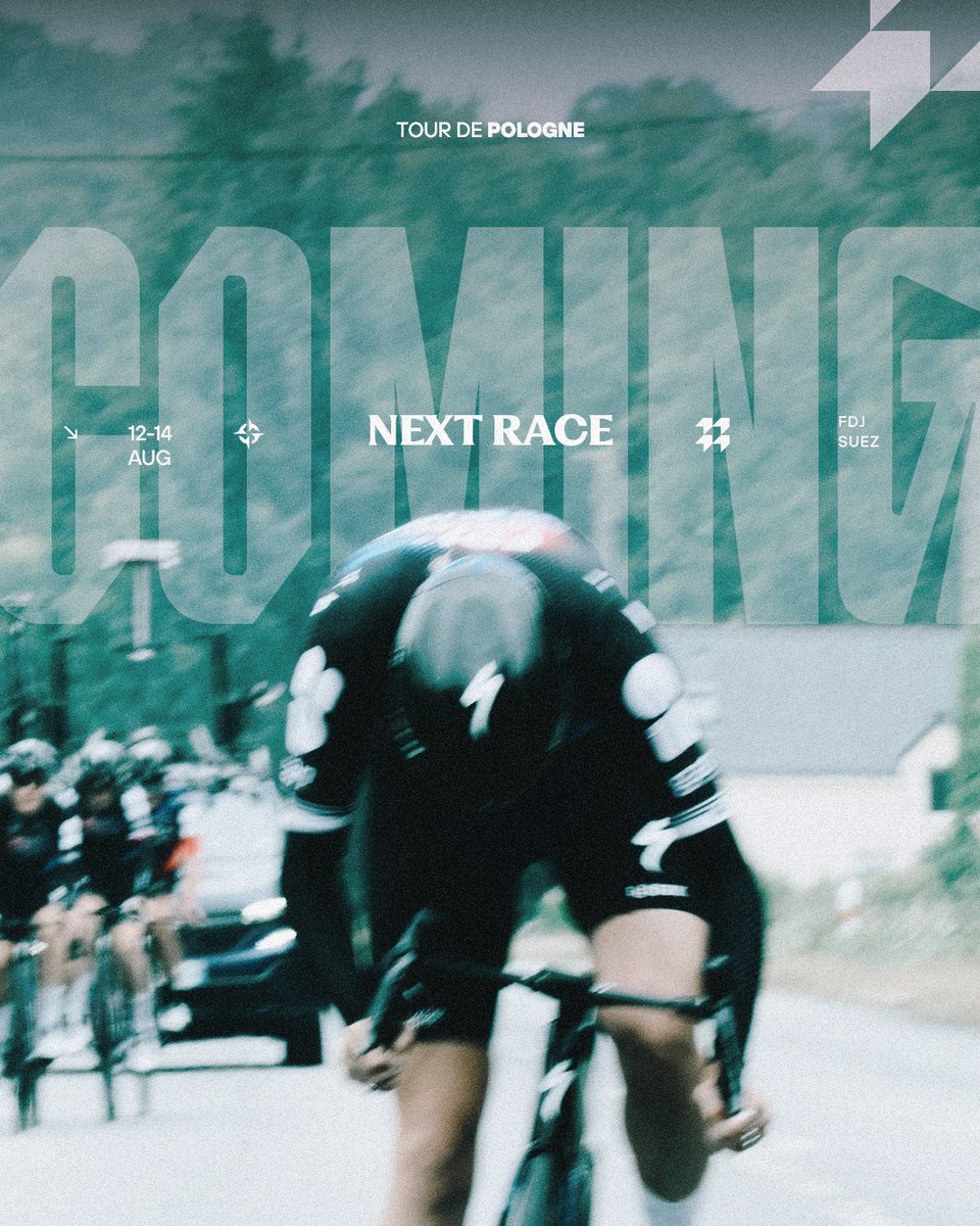 FDJ_SUEZ's tweet image. Back for the Tour de Pologne 👊

Join us from Aug. 12 to 14 for three exciting days of racing!

#LetsRace #FDJSUEZ