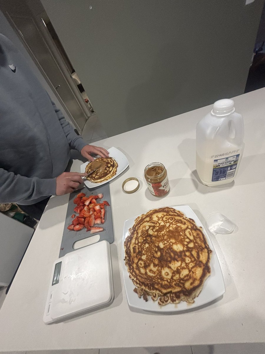 Now whipped up some pancakes