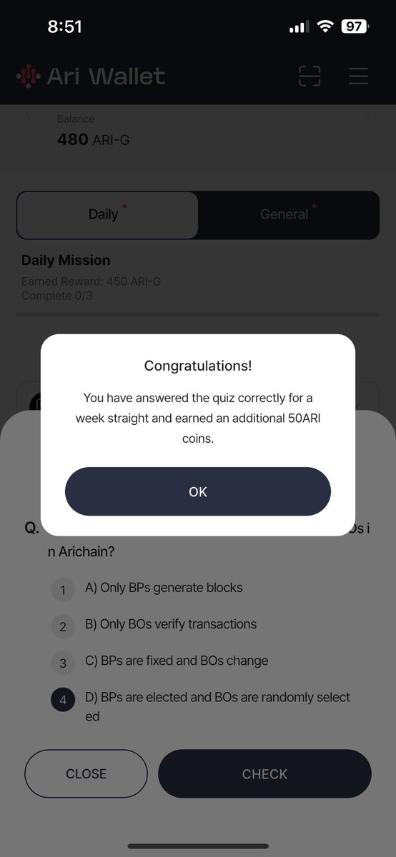 iamsamcocee's tweet photo. @Arichain_ Ari wallet answer 10-08-2025 https://t.co/6Hhdwlh63X