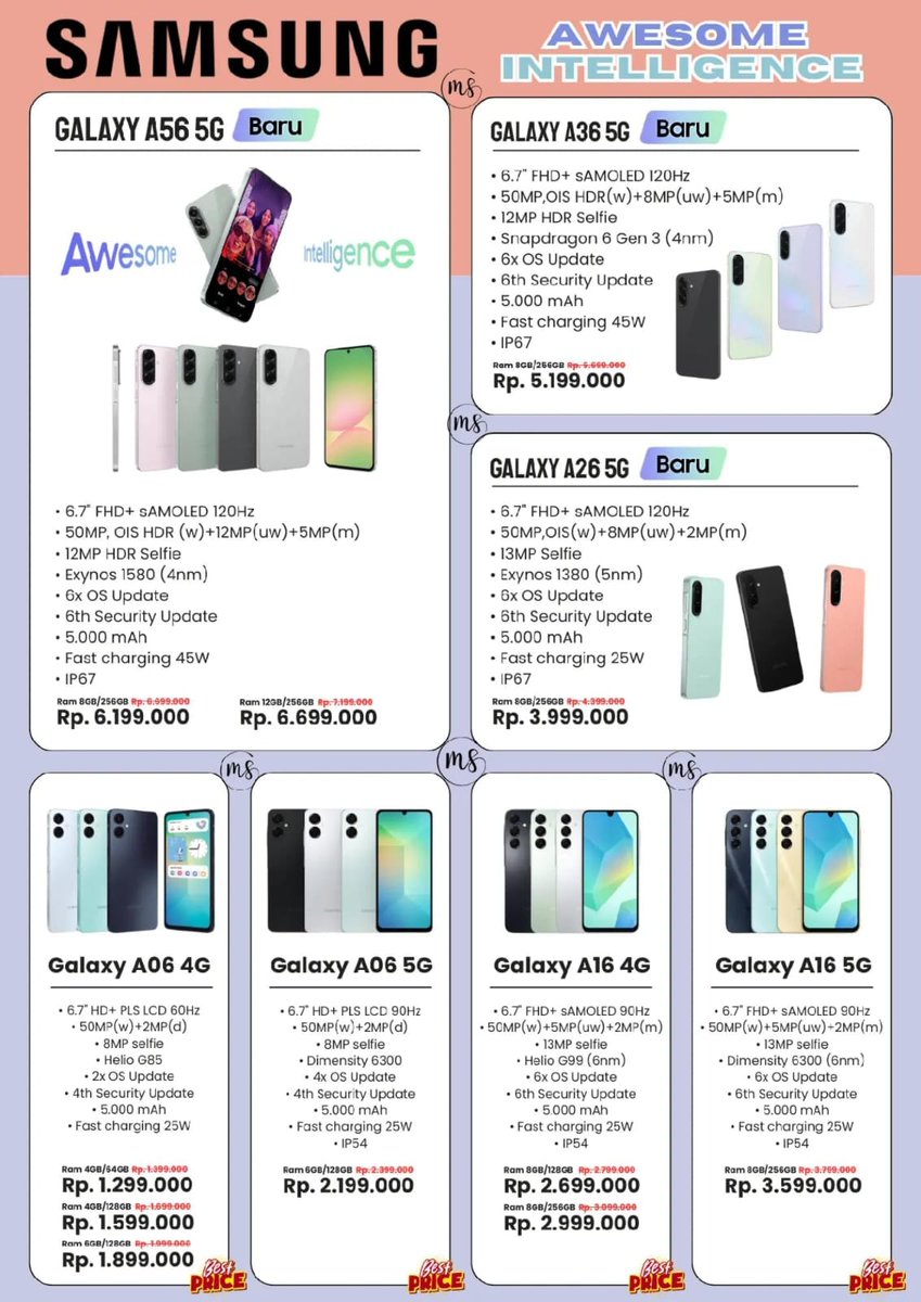 injunieee__'s tweet photo. ada  promo dengan harga ter update guyss, yukk kepoin segera ke toko samsung  yg ada di samsung store cikande 🥰🤗 https://t.co/JZlaxCL7ni