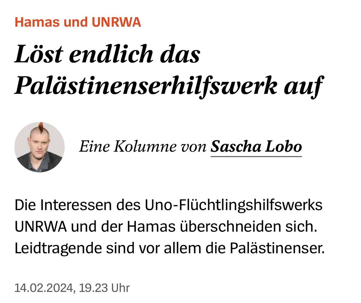 Gestern sind 5 Menschen in Gaza den Hungertod gestorben, davon zwei Kinder. In Deutschland wurde die humanitäre Blockade Israels mit einer breiten Kampagne begleitet. Auch Leute wie <a href="/saschalobo/">Sascha Lobo</a> tragen Verantwortung. Bis heute hat er keine Kolumne über den Hunger verfasst.