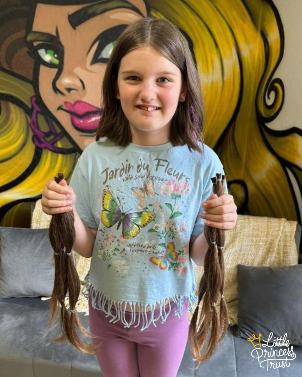 Having been growing her hair out for 5 years, Amelie has recently decided to cut her hair short and donate her locks! She’s recently donated an amazing 16" of hair, raising more than £1,500! 🥳💜

To make a difference by sharing your hair, click here: ow.ly/HHqL50WA7wX