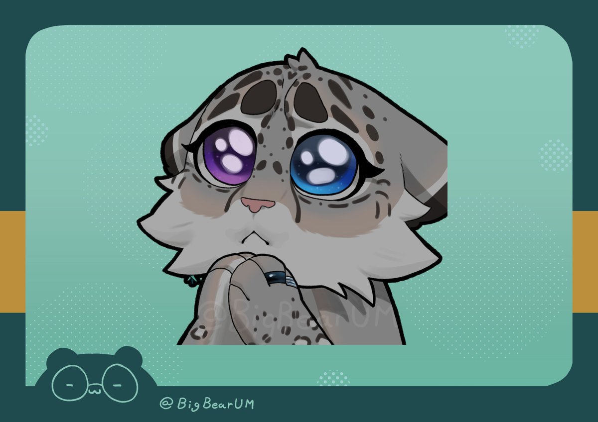 A sad lil kitty emote done &gt;;3