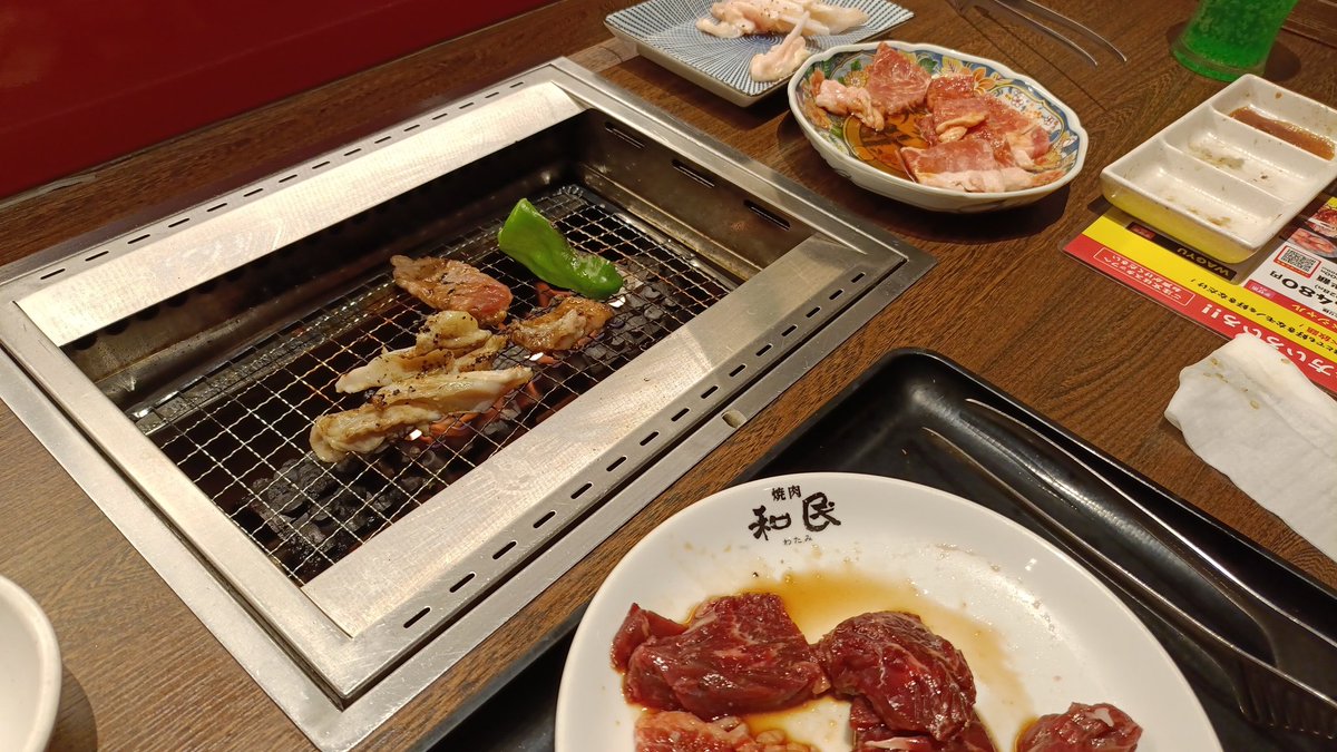 zuisei21's tweet photo. 息子と定番の焼肉和民 https://t.co/FCelmri3D2