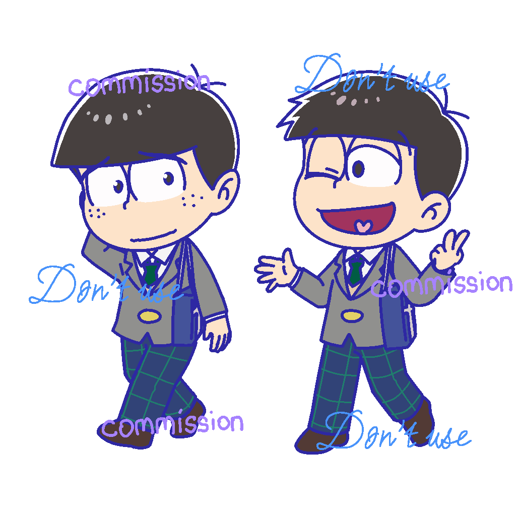 #阿松 #おそ松さん #カラー松 #Commission