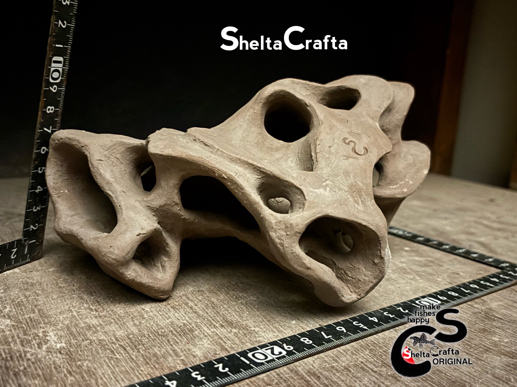 SheltaCrafta　シェルタクラフタ　Asatシェルター プレコ 隠れ家 公式】Shelta Crafta original | バンブルビー #熱帯魚