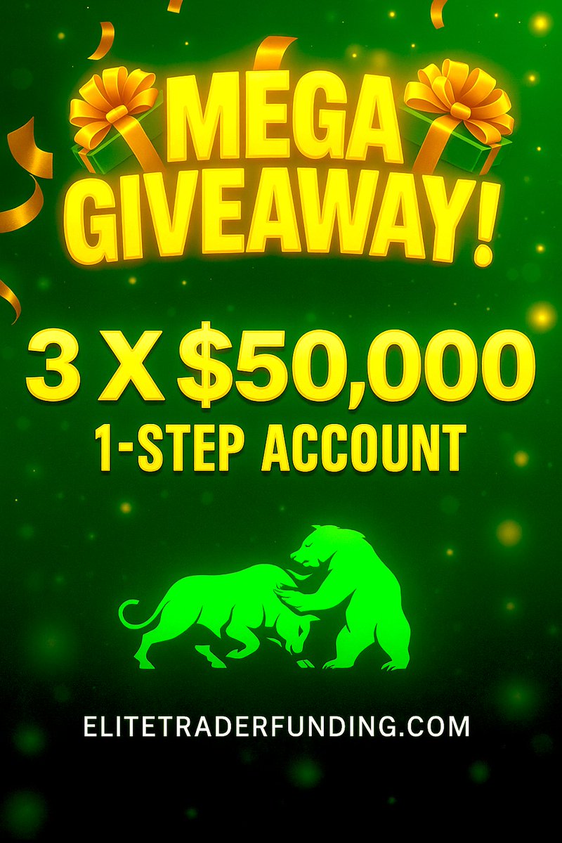 The Forex Trader (@theforextraderz) on Twitter photo ๐จ3X$50,000 FUNDED GIVEAWAY๐จ
Steps To Participate -
1. Follow -
<a href="/TheForexTraderz/">The Forex Trader</a>
<a href="/EliteTraderFund/">Elite Trader Funding</a>
<a href="/kaitofxfpt/">KAITO FX ๐ฎ๐ณ</a>
<a href="/FxPropTraders/">Fx Prop Traders</a>
<a href="/Ayushcmofpt/">Ayush.CMO</a>
<a href="/BrookBhai/">BrookBhai</a>
2. Join Discord - discord.gg/fG3QznsXQE
3. Like, Repost & Tag 3 Friends.
Engage with Tagged Post โฌ๏ธ ๐จ3X$50,000 FUNDED GIVEAWAY๐จ
Steps To Participate -
1. Follow -
<a href="/TheForexTraderz/">The Forex Trader</a>
<a href="/EliteTraderFund/">Elite Trader Funding</a>
<a href="/kaitofxfpt/">KAITO FX ๐ฎ๐ณ</a>
<a href="/FxPropTraders/">Fx Prop Traders</a>
<a href="/Ayushcmofpt/">Ayush.CMO</a>
<a href="/BrookBhai/">BrookBhai</a>
2. Join Discord - discord.gg/fG3QznsXQE
3. Like, Repost & Tag 3 Friends.
Engage with Tagged Post โฌ๏ธ
