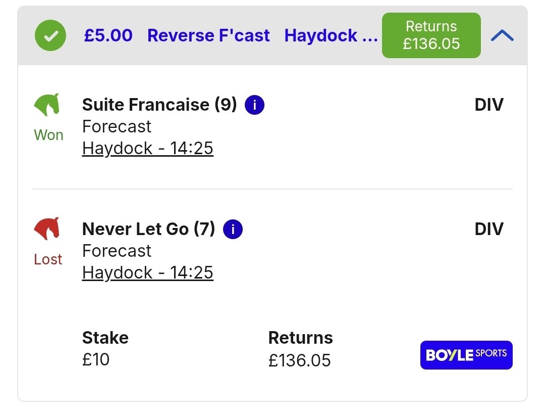 StatistipsUK (@statistipsuk) on Twitter photo Our 1 tip yesterday landed us a 15/2 winner and a £27 forecast, 1 tip, lovely priced winner and our forecast tip landed a beauty as well <a href="/haydockraces/">Haydock Park Races</a> <a href="/itvracing/">ITV Racing</a> <a href="/RacingPost/">Racing Post</a> Follow our free patreon page at patreon.com/statistipsuk #BettingTips Our 1 tip yesterday landed us a 15/2 winner and a £27 forecast, 1 tip, lovely priced winner and our forecast tip landed a beauty as well <a href="/haydockraces/">Haydock Park Races</a> <a href="/itvracing/">ITV Racing</a> <a href="/RacingPost/">Racing Post</a> Follow our free patreon page at patreon.com/statistipsuk #BettingTips
