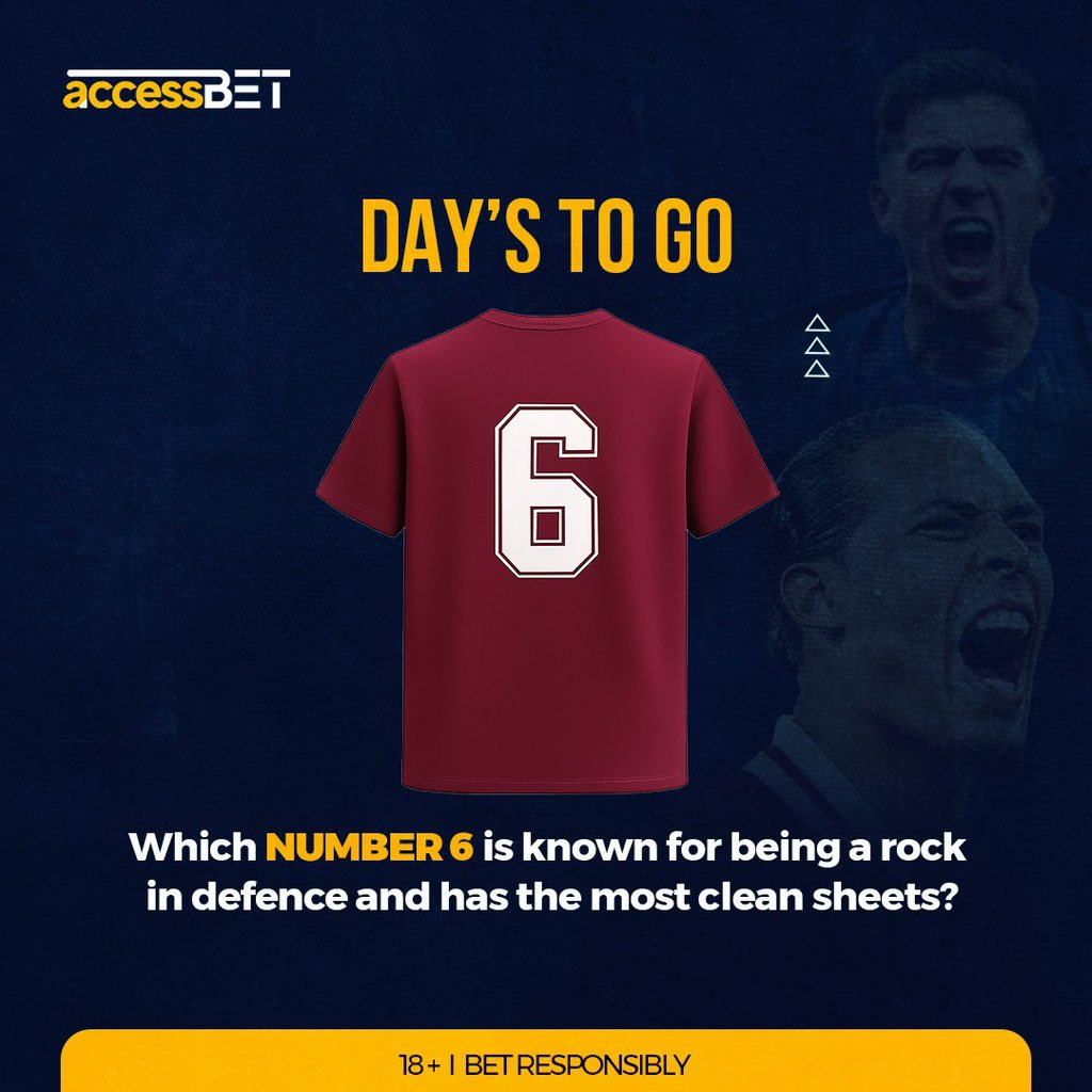 Which number 6 is known for being a rock in defence and has the most clean sheets?