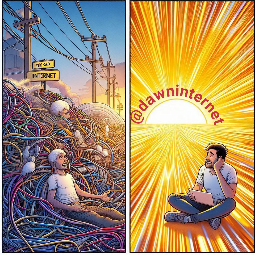 SithiraAriyarat's tweet image. 🚀 Out with the chaos, in with the sunrise!
@dawninternet is bringing the new dawn of the web — faster, cleaner, and stress-free. 🌅💻
#Web3 #InternetRevolution