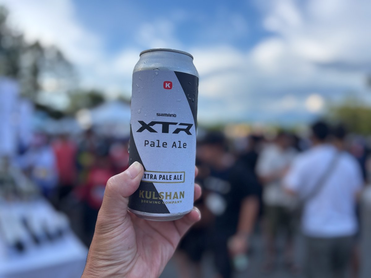 シマノのマウンテンバイクコンポーネントのフラッグシ
ップモデル「XTR」の最新モデル発売を記念して作られた「XTRクラフトビール」

8月11日（月・祝）よりシマノスクエアでバーチャル試乗＆SNSフォローでプレゼント！

※在庫が無くなり次第終了とさせていただきます。
※お一人様1本