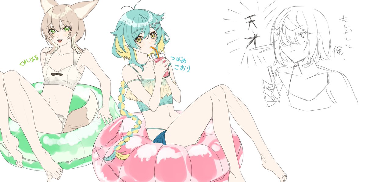 #つばめこおり絵画展
#描いてくれはる