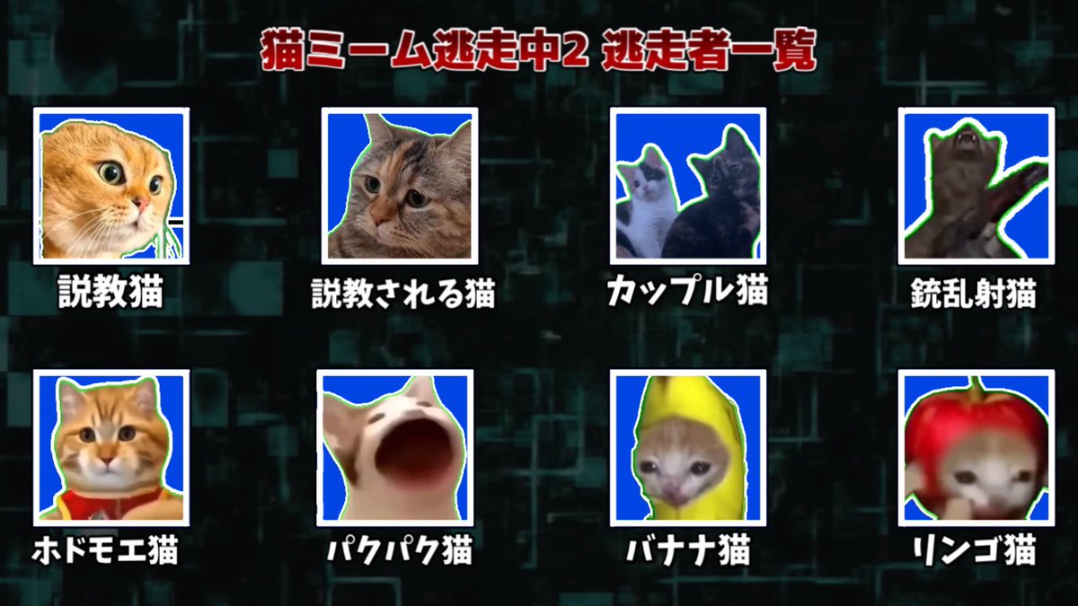 猫ミーム逃走中：三貴子の新猫機 【逃走成功者 的中キャンペーン開催