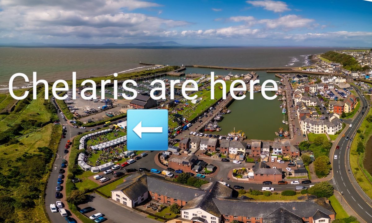 Be quick! Chelaris Fresh Fish are selling now on the Maryport Taste of the Sea Marine Road Showfield. When their catch has gone, it's gone, and there's already a queue! #supportlocal