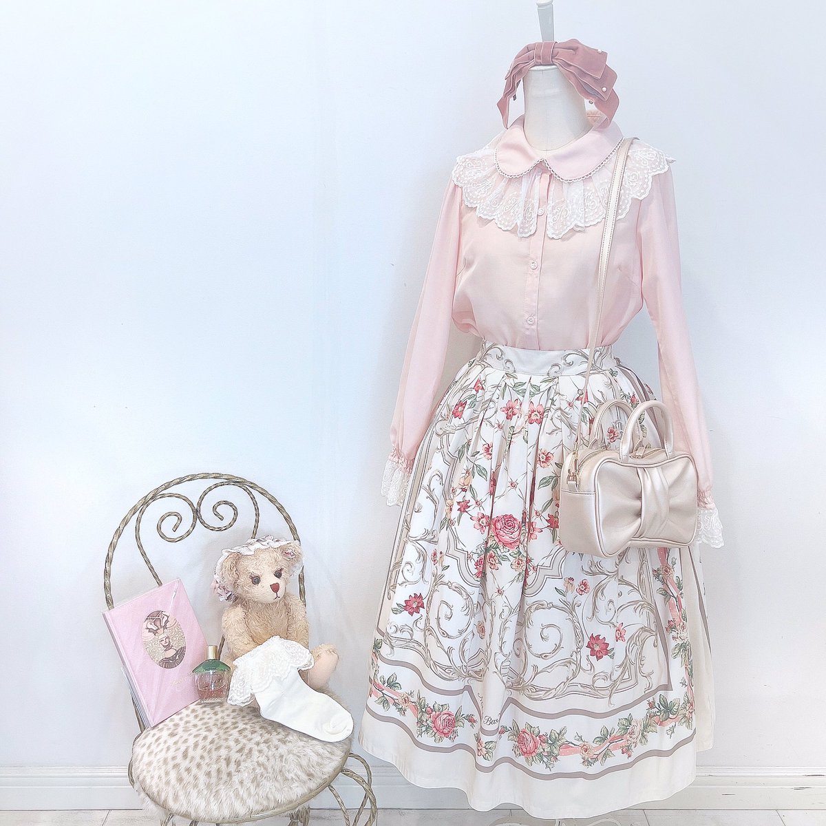 メロディバスケットグログランリボン 只今受注受付中💗 ⁡ 🎀 グログランリボンクリップ🎀 ⁡ 幅広の