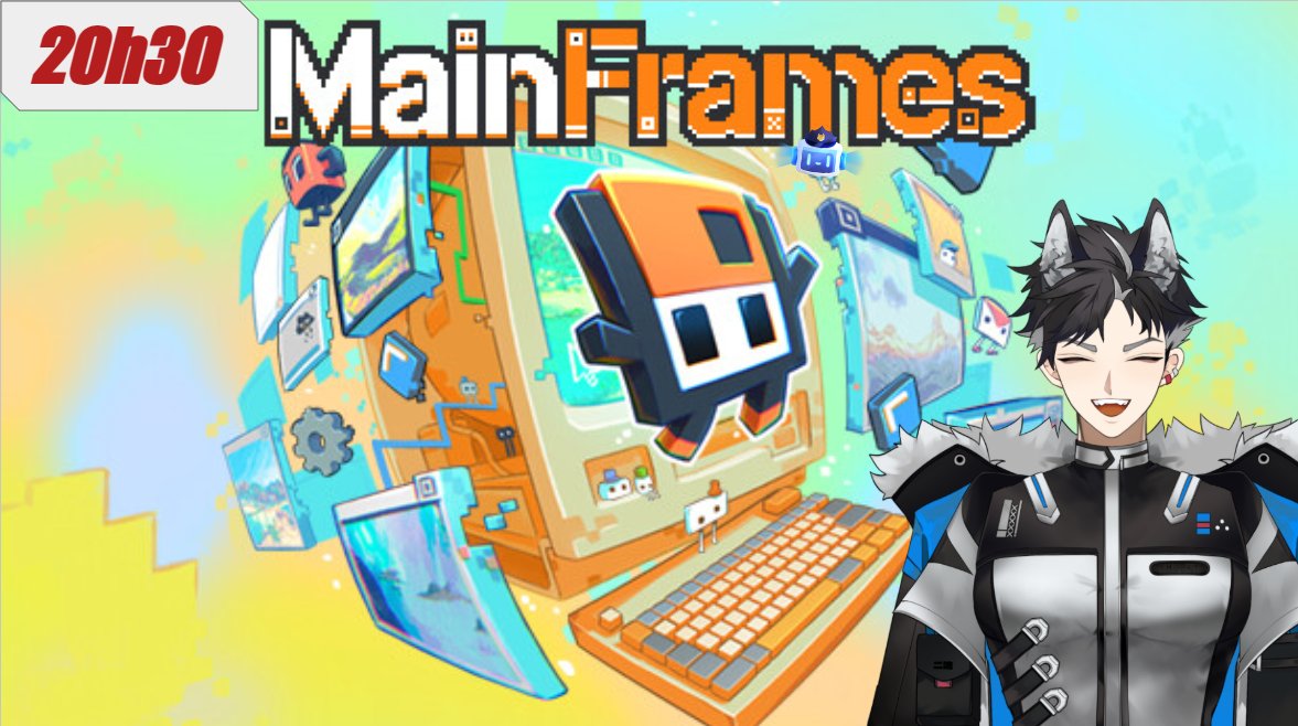 yhusky_kun's tweet image. HEY YO!

On a testé #MainFrames la semaine dernière et c&apos;était INCR! Du coup on tente de le terminer pour de bon!

Tu veux voir les aventures de la Disquette? [Disclaimer: ceci ne veut pas dire que je suis un robot]

Ce soir à 20h30!

#vtuberfr #vtubingurprising #vstreamer