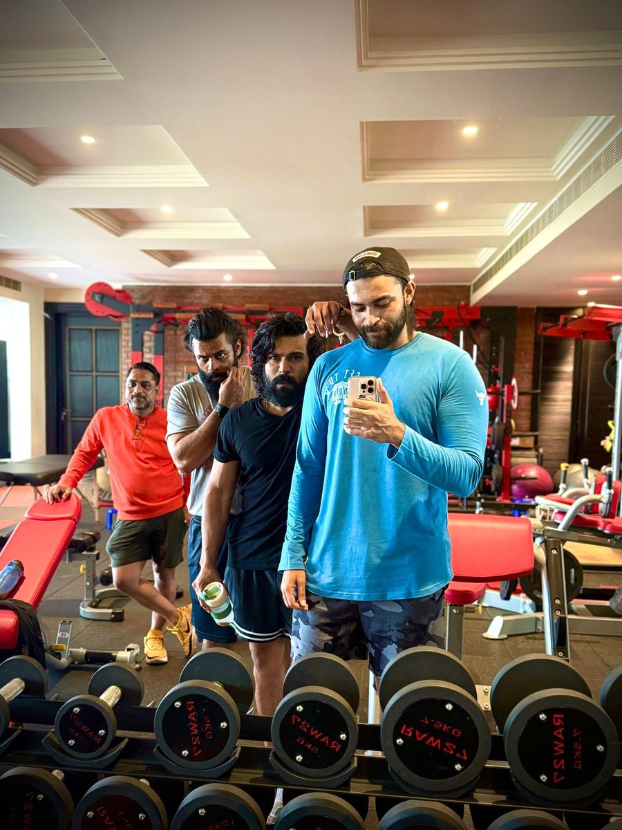 Narendra News (@narendra4news) on Twitter photo Brotherhood in Beast Mode 💥
Mega brothers’ gym grind on full power with trainer #RakeshUdiyar 💪
Globalstar @AlwaysRamcharan
Mega Prince @IamVarunTej
Mega Supreme Hero <a href="/IamSaiDharamTej/">Sai Dharam Tej</a>
#Peddi #VT15 #SYG Brotherhood in Beast Mode 💥
Mega brothers’ gym grind on full power with trainer #RakeshUdiyar 💪
Globalstar @AlwaysRamcharan
Mega Prince @IamVarunTej
Mega Supreme Hero <a href="/IamSaiDharamTej/">Sai Dharam Tej</a>
#Peddi #VT15 #SYG