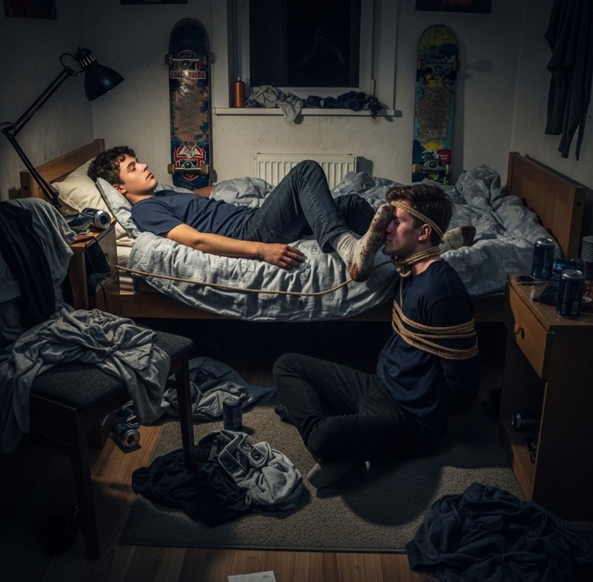 Feel free to DM me your requests or comment below ⬇️📩

I can’t promise I can do them but I’ll try. 

This account is sock related content. 

😌 

AI: Fantasy