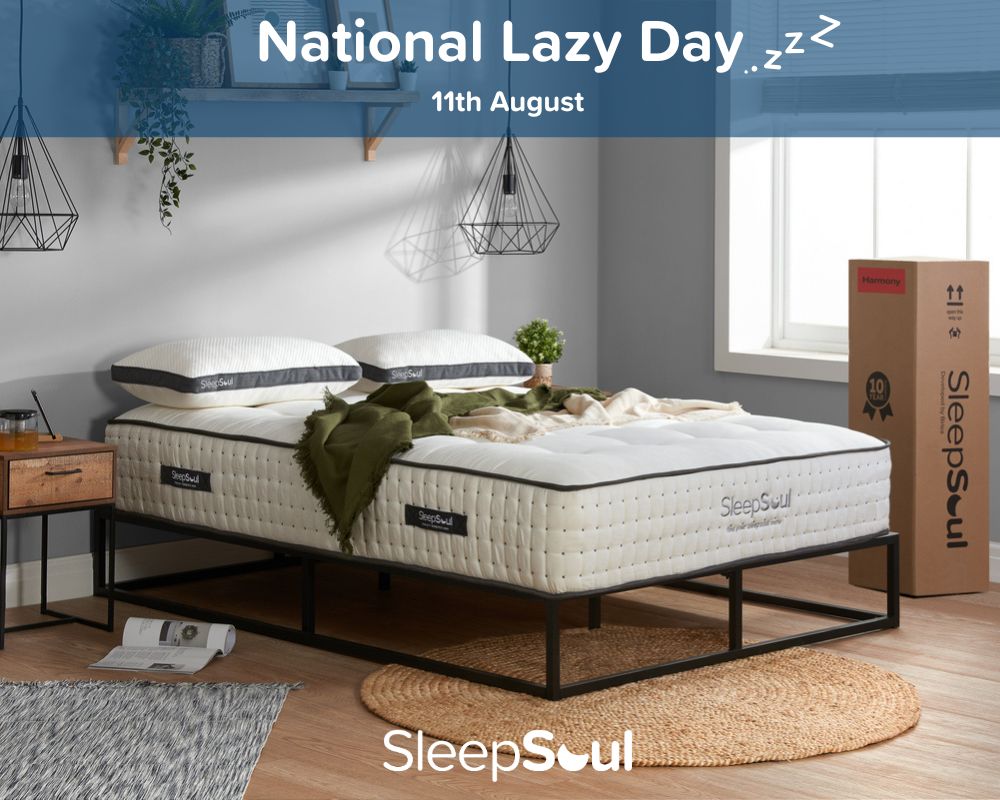 🛌 It’s National Lazy Day - and there’s no better excuse to stay in bed!

With SleepSoul’s hybrid mattresses, lazy days have never felt better😴

Memory foam, cooling gel &amp; orthopaedic support = the perfect lie-in!

Shop now at zurl.co/bARiK 💤

#NationalLazyDay