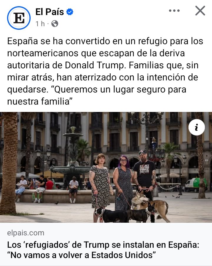 España se ha convertido en un refugio para los norteamericanos que escapan de la deriva autoritaria de Donald Trump. Familias que, sin mirar atrás, han aterrizado con la intención de quedarse. “Queremos un lugar seguro para nuestra familia”.