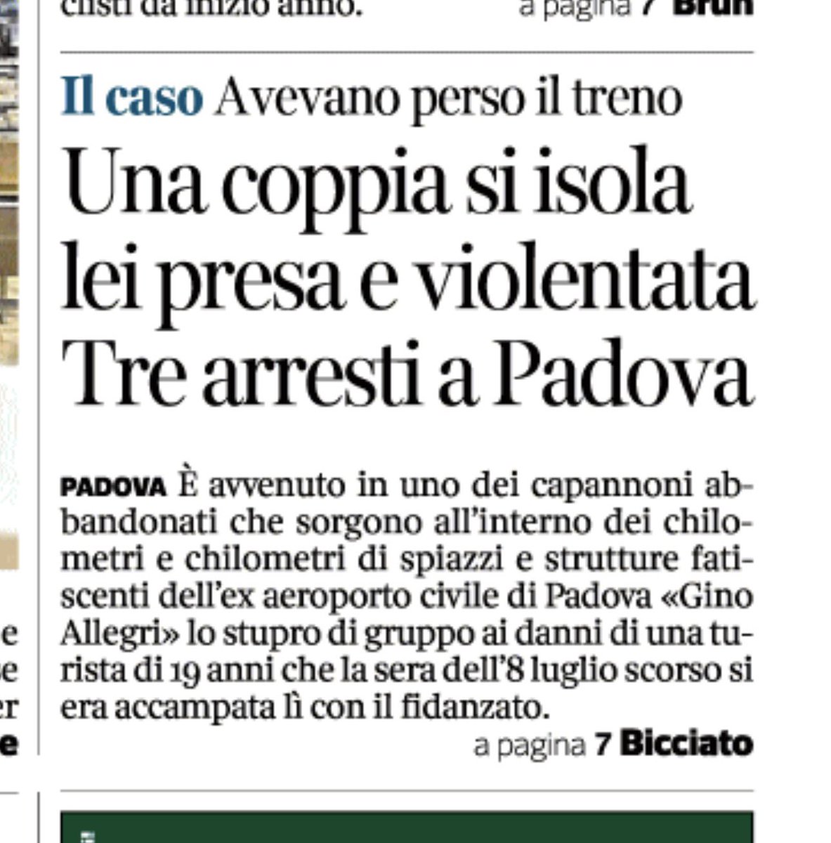 E all’improvviso il lettore fu colto da un improvviso dubbio…

Chi sono i tre arrestati?

3 tunisini

Due hanno precedenti per rapina,
furto e ricettazione e poi, il terzo, il fuoriclasse. 

Entrato illegalmente in Italia da Lampedusa, era già stato in carcere e condannato in