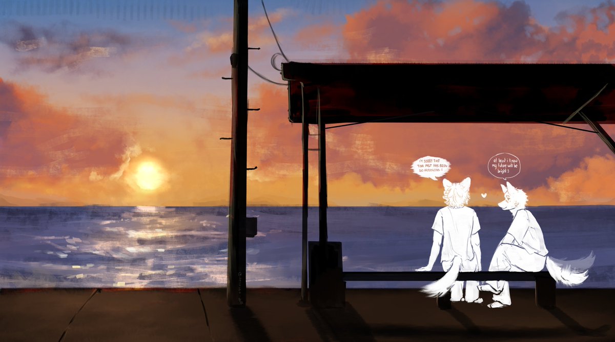 it was only us, just the two of us