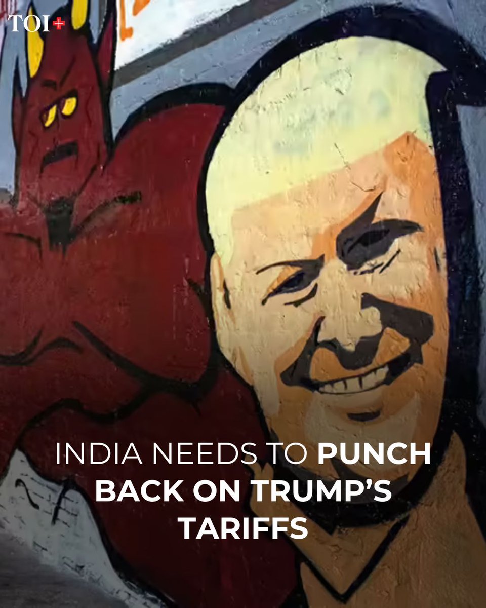 India must levy reciprocal tariffs. It is not as a show of aggression, but for balance and credibility in its trade relationships. Failing to retaliate would be a sign of weakness.

timesofindia.indiatimes.com/toi-plus/busin…