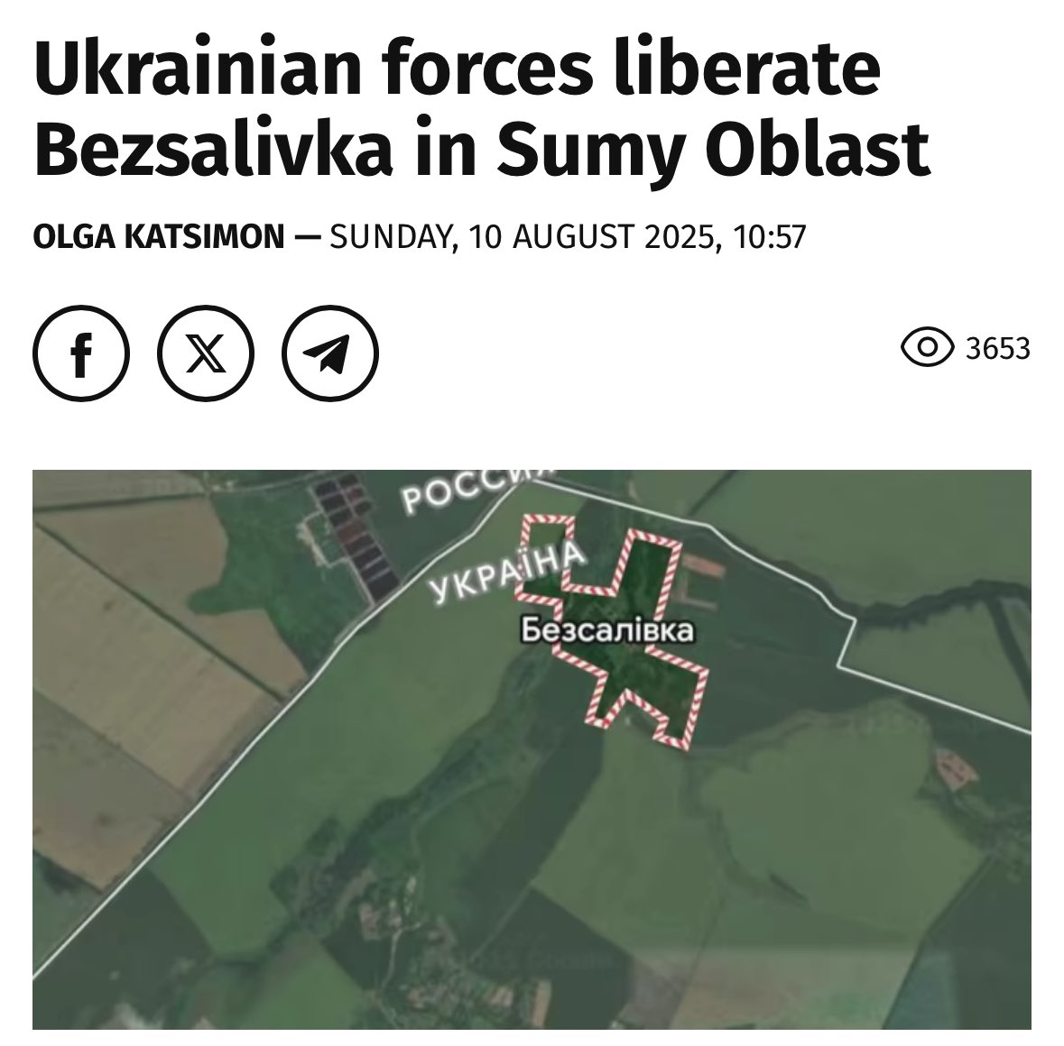 I think we don't give the Ukrainian army enough credit for repelling the Kharkiv invasion last year and now the Sumy invasion.