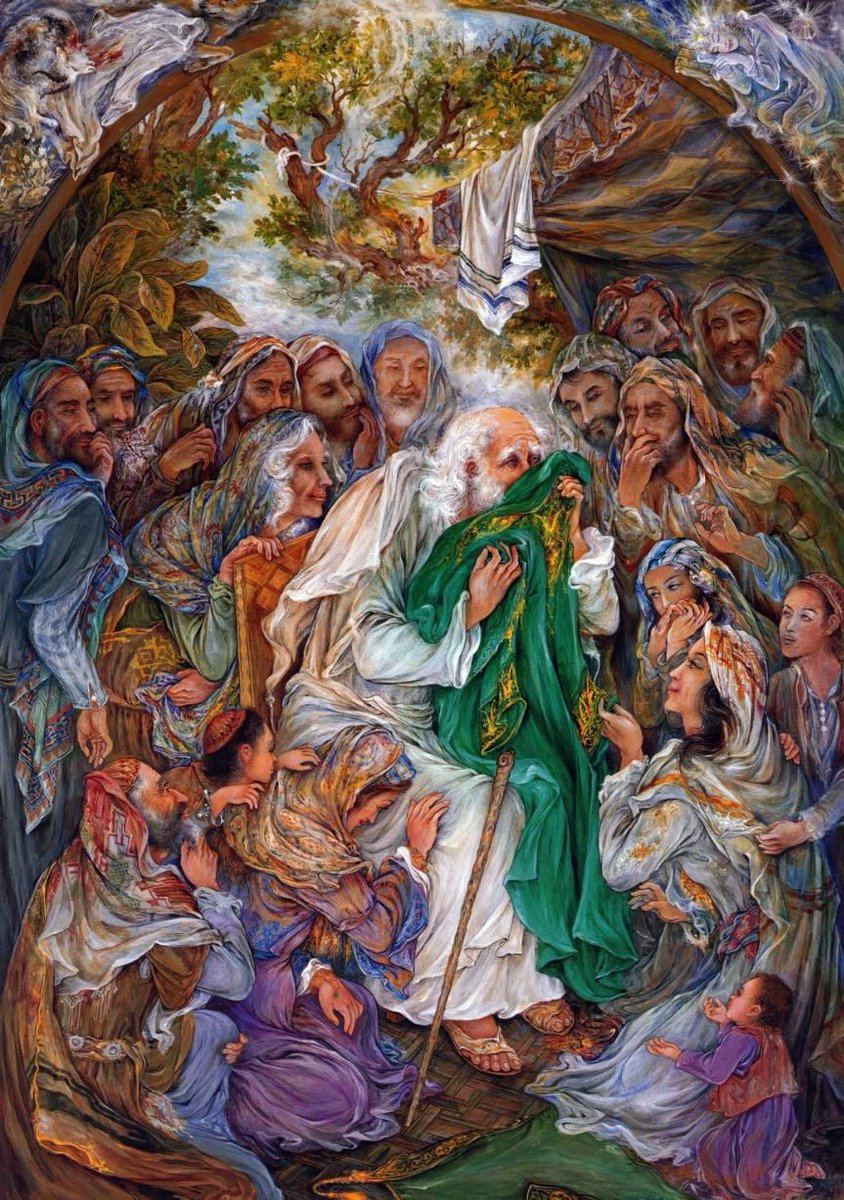 farsi_arab's tweet photo. أجمل لوحات المنمنمات للرسام الإيراني محمود فرشجيان الذي  أبدع بدمجه بين المدرسة الإيرانية التقليدية والأساليب العالمية الحديثة ومن أبرز الرسامين تأثيرًا وإبداعًا في القرن الماضي.
من بين أعماله الخالدة لوحات مثل "زمن عاشوراء" و"ضامن الغزال" و"��ليوم الخامس من الخلق" و"الكوثر". https://t.co/s8HgBtIU4Y