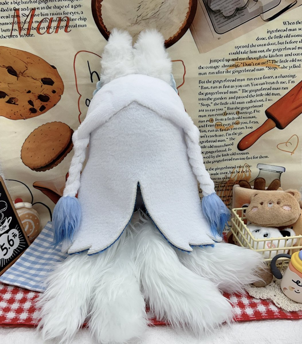 ☀️Really beautiful‼️💙🤍😱

📏Size：20cm✨

🐻🫶🏻#HongliDoll   
#우리_공장으로_오세요  
#우리_공장을_소개합니다 #솜인형  
#棉花娃娃  #cottondoll 
#綿人形 #綿人形です #JPぬい