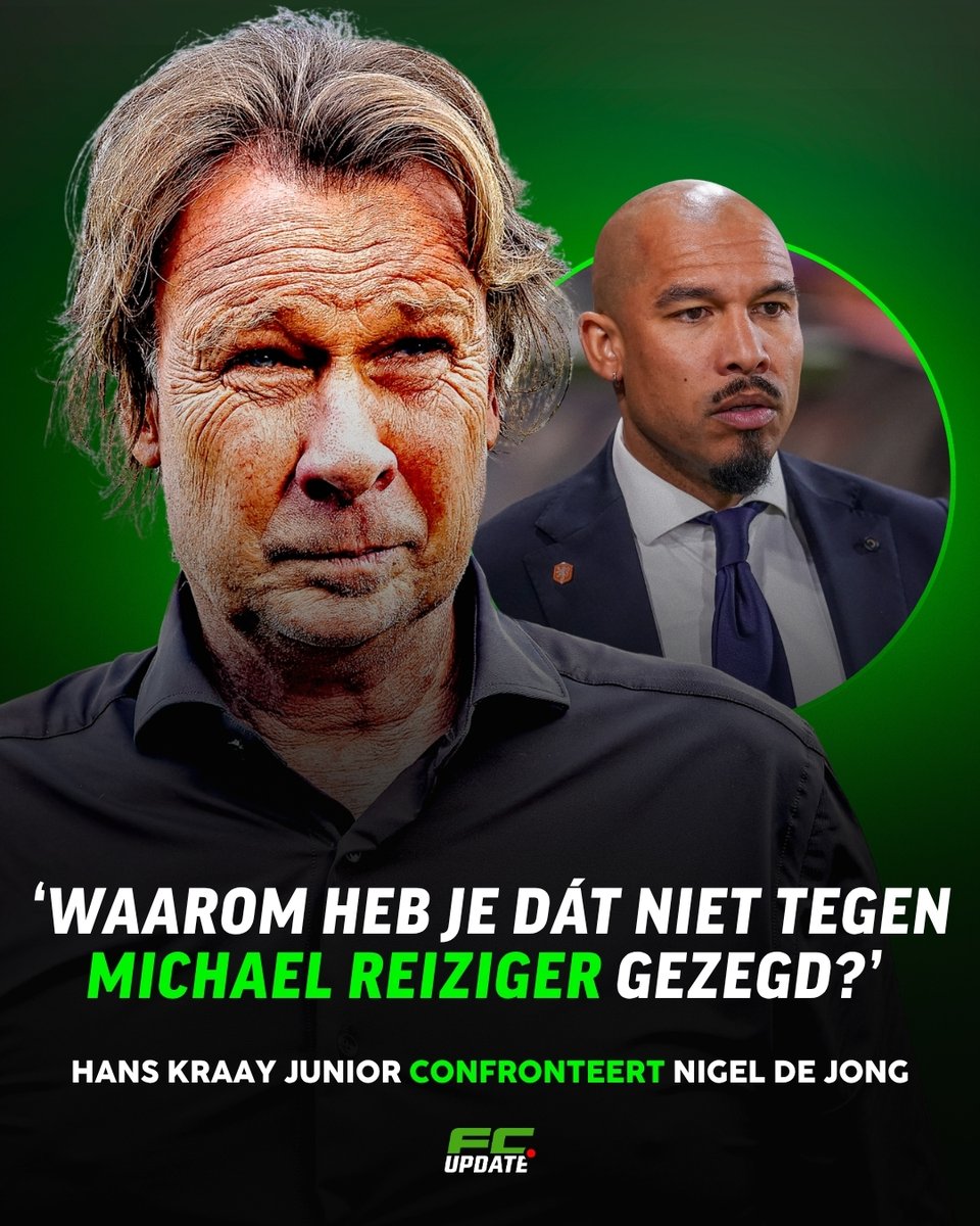 Hans Kraay junior confronteert Nigel de Jong met een 'onbegrijpelijke beslissing' van Michael Reiziger, de bondscoach van Jong Oranje. 

Lees meer: fcupdate.nl/fwd/379783