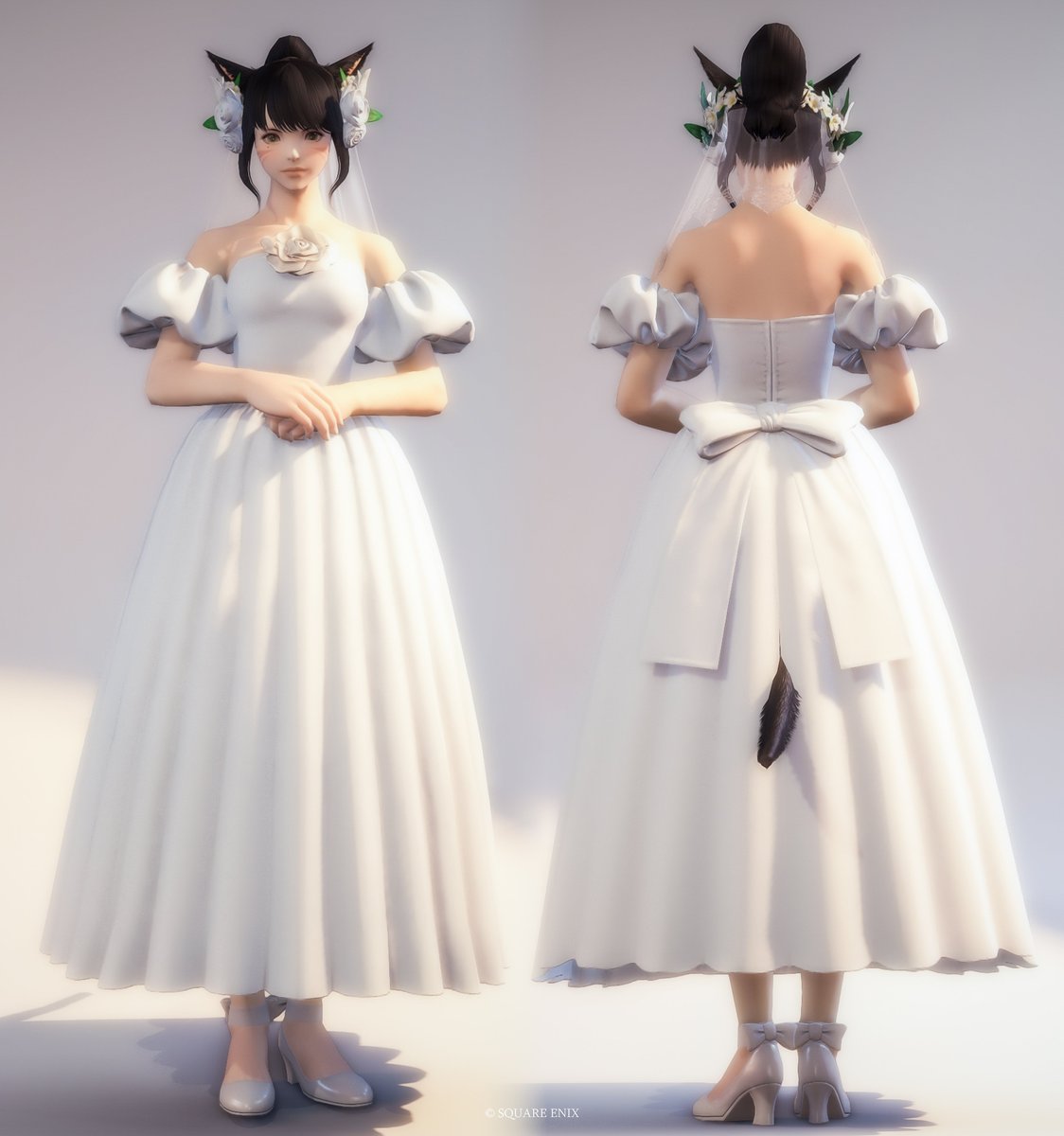 7.3]   -   / Summertide Formal Dress/Shoes  / 18     . */   #FF14 # FFXIV