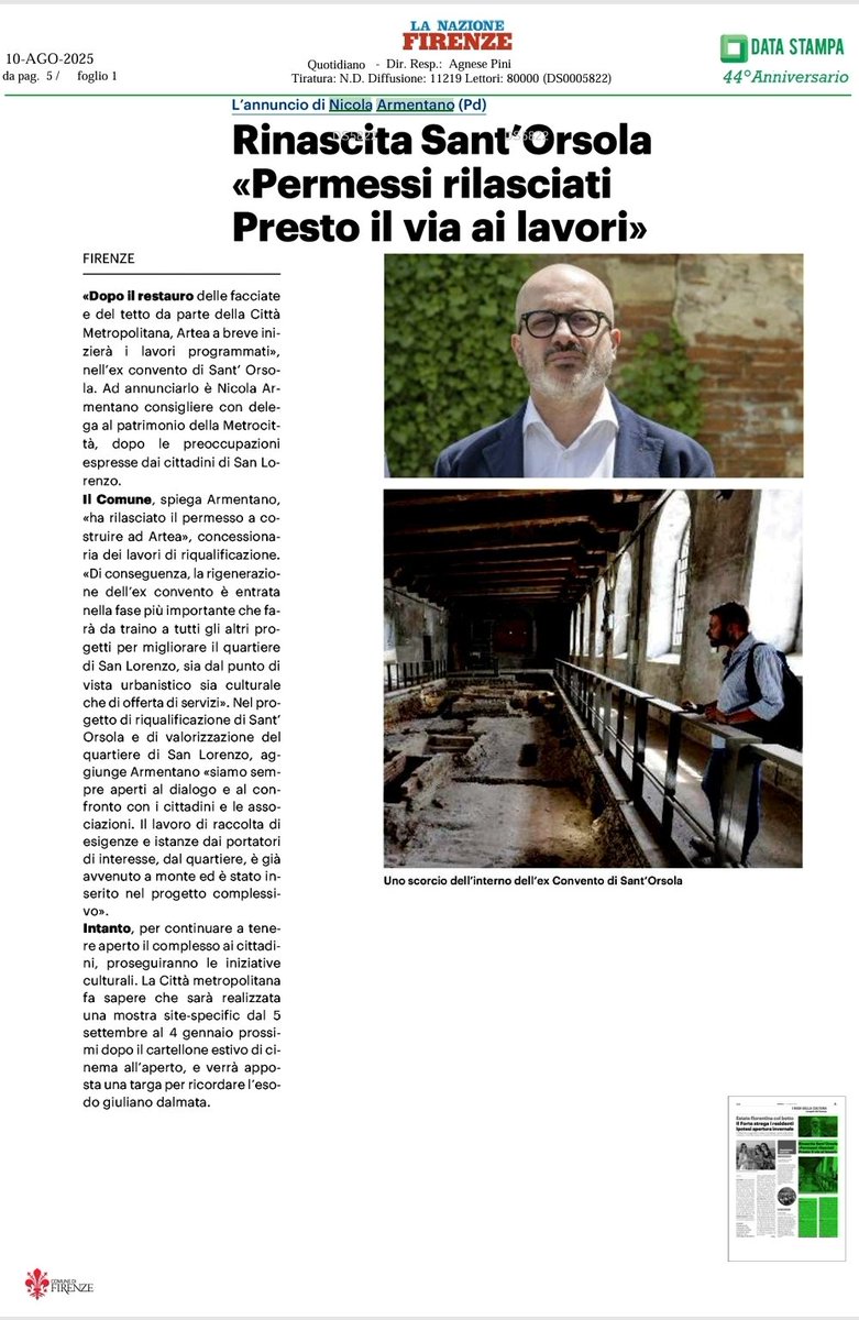 #LaboratorioSanLorenzo 
via <a href="/Nazione_Firenze/">Nazione Firenze</a>