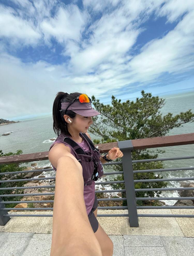 久々の雨で気温が下がり、ずいぶん楽ですね🏃‍♀️