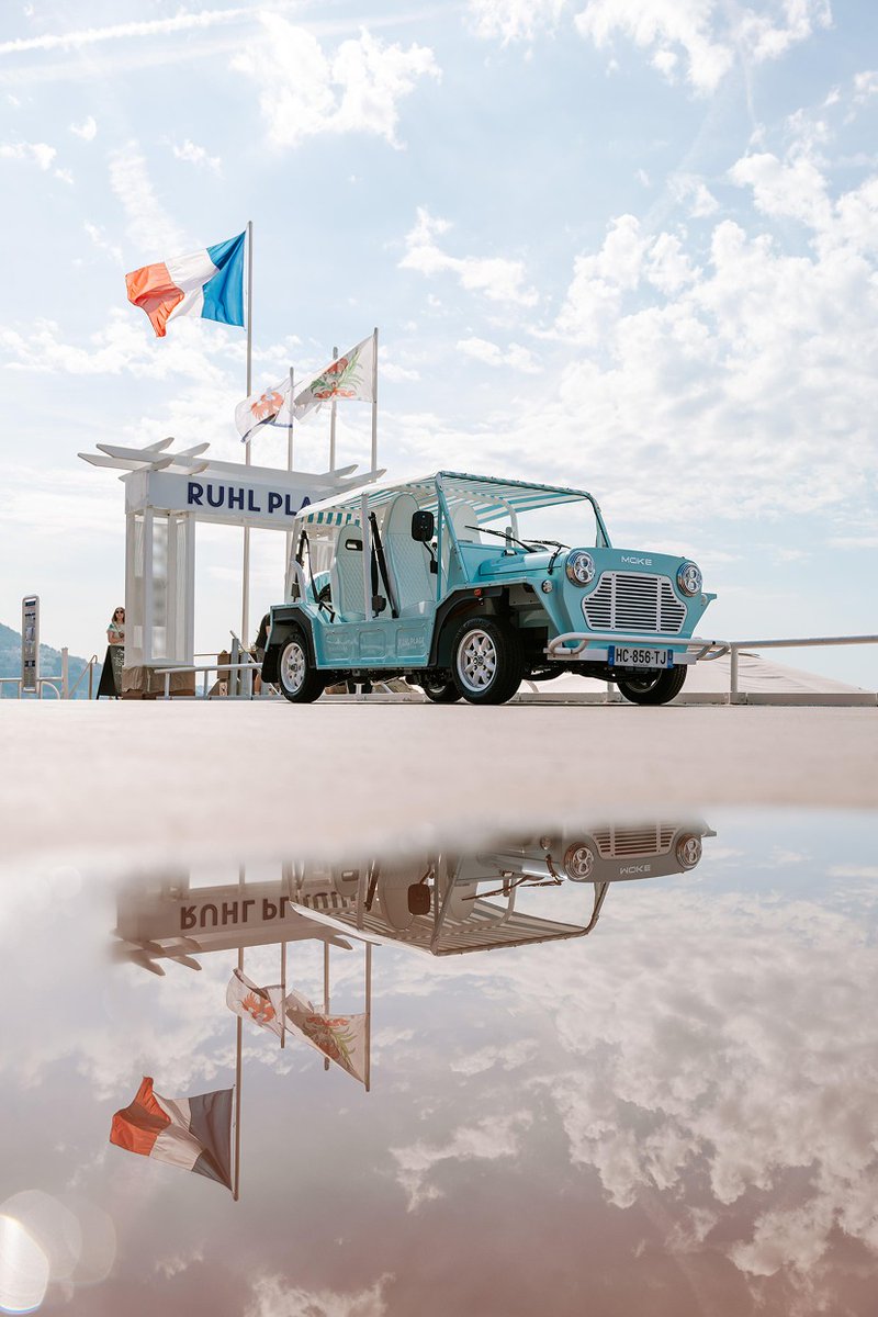 This summer, guests at @anantaraplazanicehotel can explore The French Riviera in style in our Wave Blue MOKE, in collaboration with RUHL PLAGE.

#TheGenuineMOKE #Driveinstyle #Livingthedream #FrenchRiviera