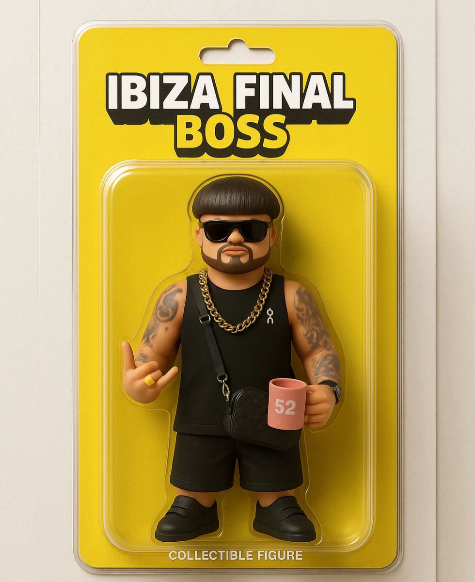 jackkayeth's tweet photo. NEW COLLECTIBLE FIGURE - "IBIZA FINAL BOSS" https://t.co/4V3VYXf4xy