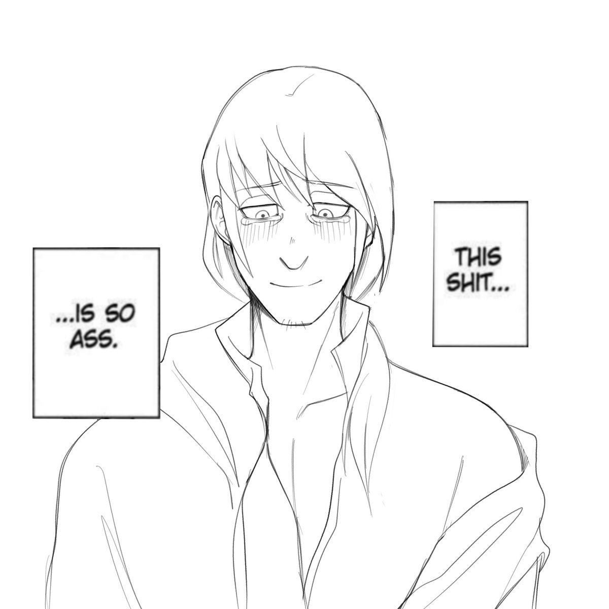 NikLikesFish's tweet photo. POV: He just read one of Ren’s fanfictions 💔
#lawrenceoleander https://t.co/OAtKOt3Dm8