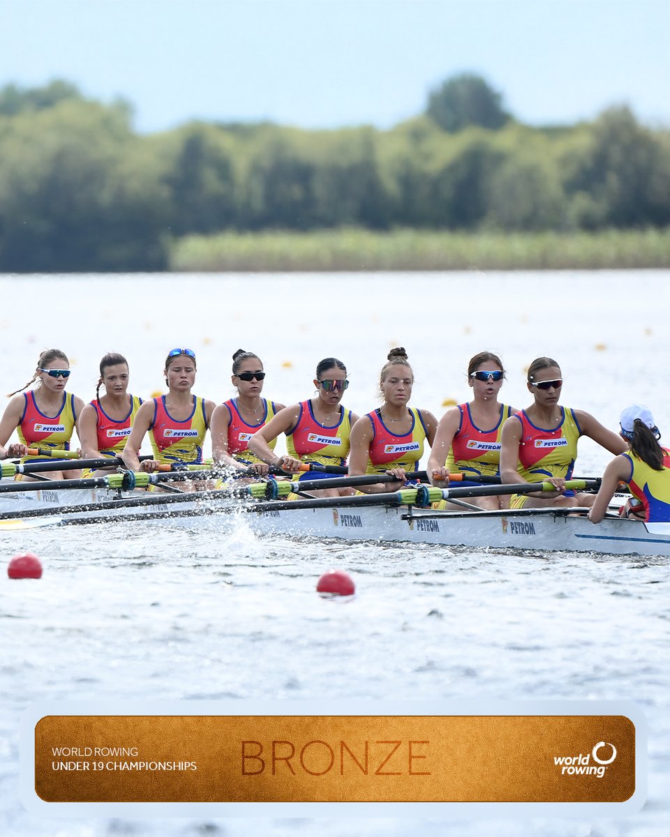 WorldRowing's tweet image. 🚩 A-FINAL : Under 19 Women's Eight

🥇 Charlotte Tong (b), Elayna Yap, Eve Pinsent, Ione Haley, Lucy Pillar, Freya Coupe, Charlotte Taylor-Aubrey, Lara Bone (s), Hannah Jacobs (c), Great Britain
🥈 Ana Ciechanover (b), Caitlin Cecere, Madeline Glover, Zara Taylor, Eden Alfi,…