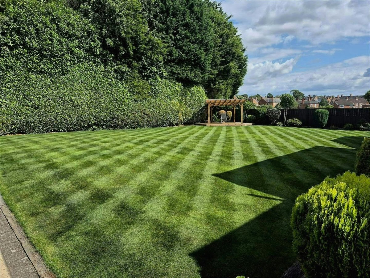 Perfect ❌ stripes = Lawn Goals 👏  

📸 <a href="/LawnMasterNotts/">#WeDoGrass Ian</a>

#LawnShowcaseSunday

#LawnCare #LawnMaster
