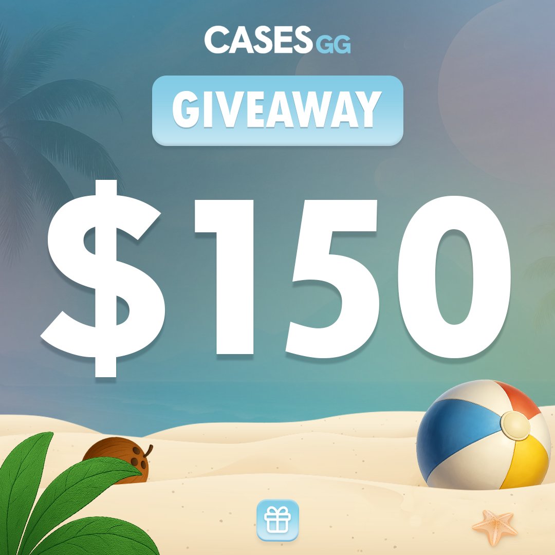 🎁$150 GIVEAWAY! 🥳 

To enter: 
✅ Follow me &amp; <a href="/casesdotgg/">Cases.gg</a> 
✅ Retweet + Like 
✅ Tag your friends (must be active) 

Giveaway ends in 7 days! ⌛️