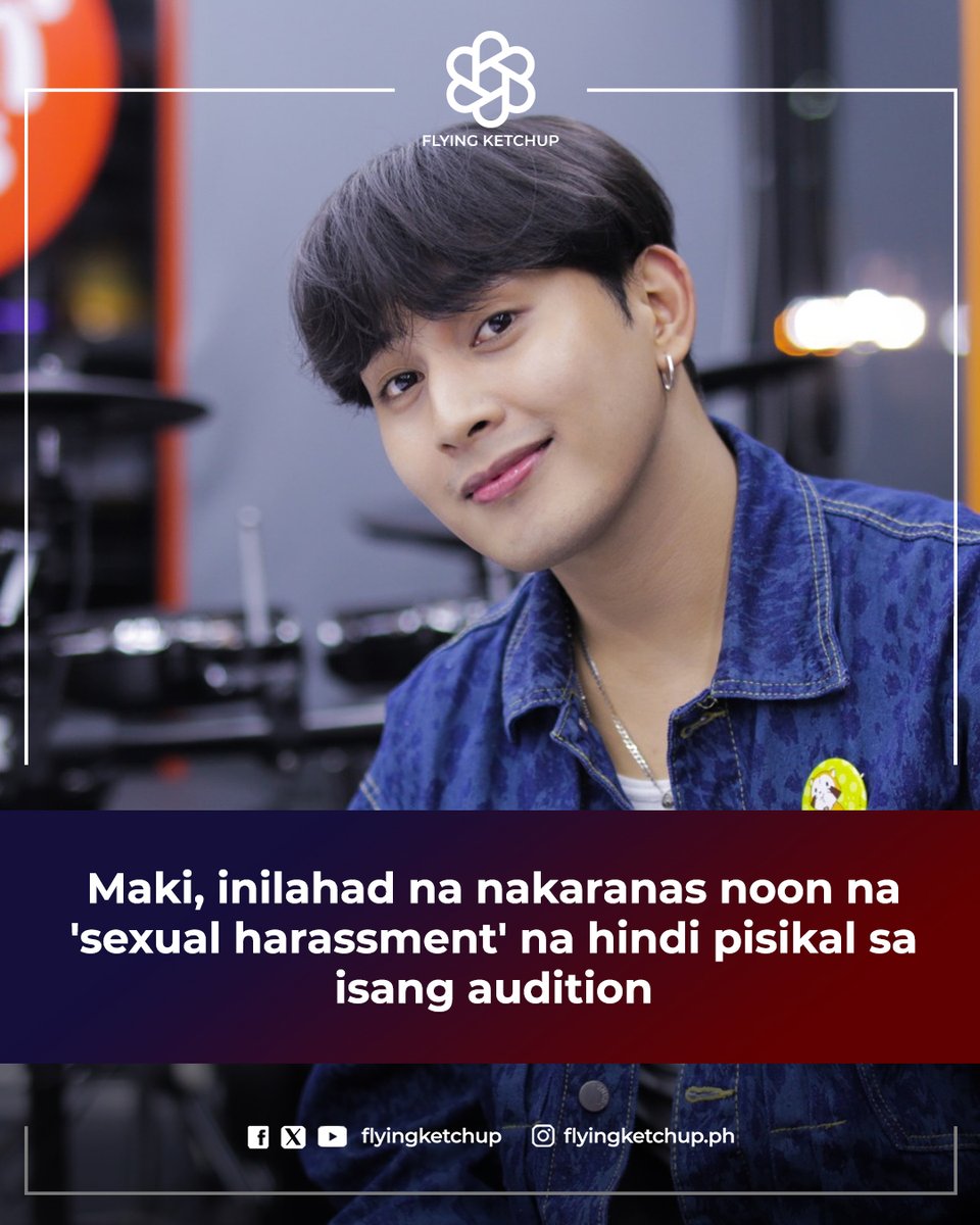 Ibinahagi ng OPM singer at songwriter na si Maki ang naranasan niyang sexual harassment sa isang audition noong 15-anyos pa lamang siya.

FULL STORY: tinyurl.com/27omsls5

#FlyingKetchup
