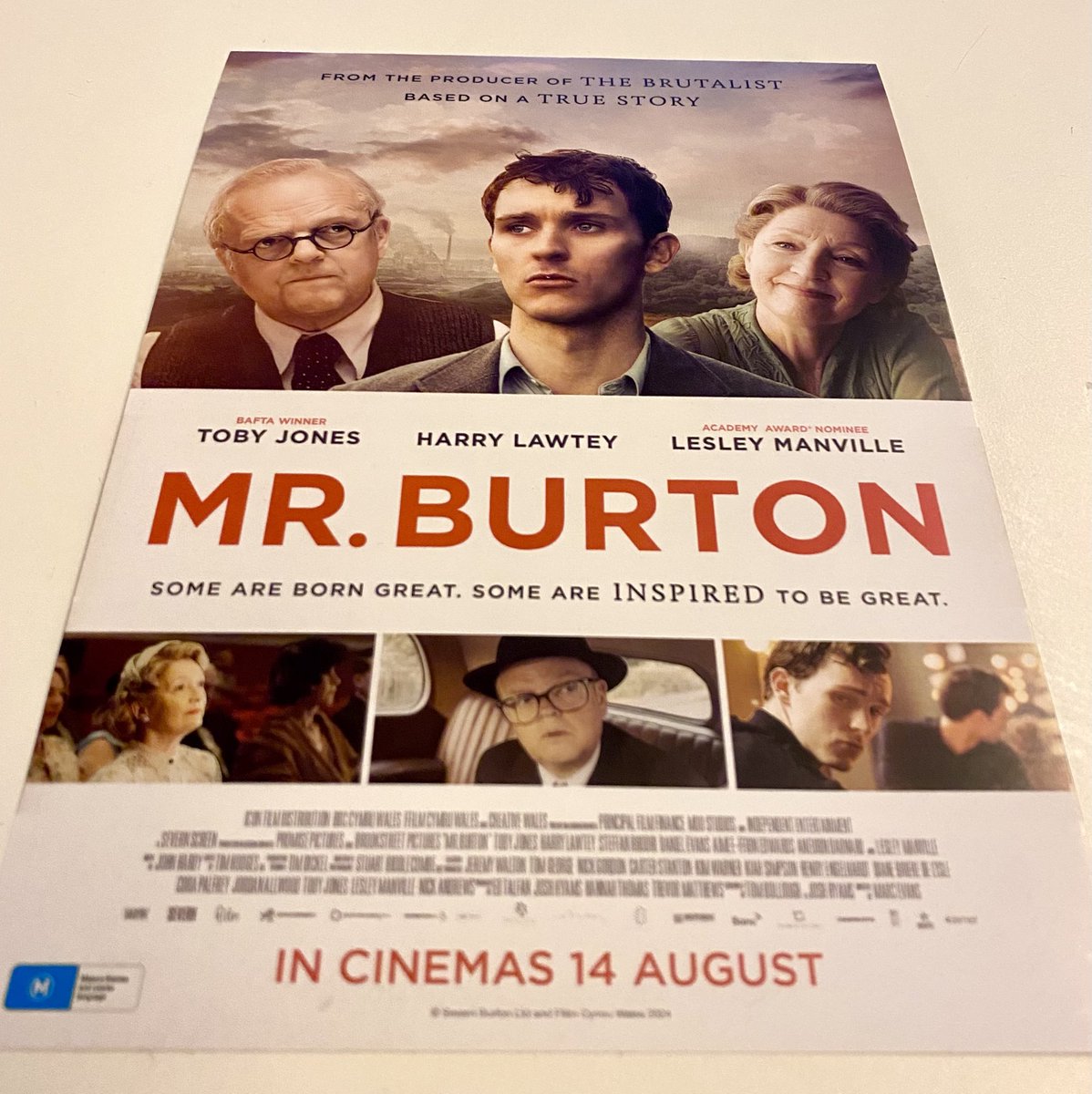 Went to a pre-release screening of #MrBurton today - a story I’ve heard many times set in a place I’m so familiar with. Awesome to see it brought to life - there were a few tears! ❤️