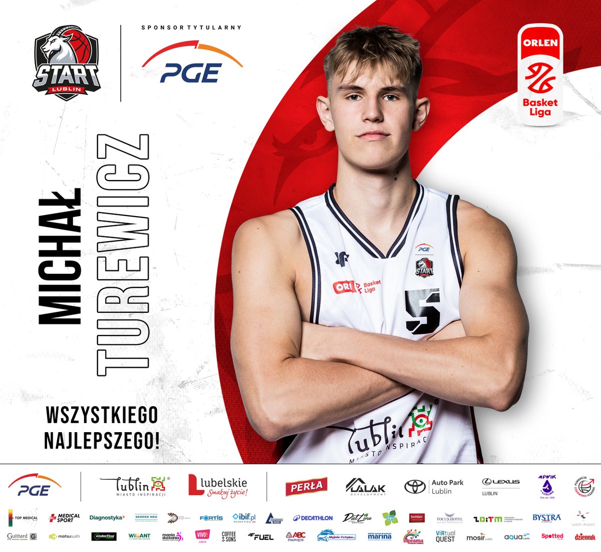 PGE Start Lublin (@startlublin) on Twitter photo Dziś mamy podwójne powody do świętowania ‼️🎂 Urodziny obchodzą bowiem nasz trener przygotowania motorycznego <a href="/JDrozd81/">Kuba Drozd</a> oraz zawodnik Michał Turewicz 🎉 Wszystkiego najlepszego, Panowie 💯🥳🤝
#Lublin #Lubelskie #plkpl #WeAreFamily 🔴⚫ Dziś mamy podwójne powody do świętowania ‼️🎂 Urodziny obchodzą bowiem nasz trener przygotowania motorycznego <a href="/JDrozd81/">Kuba Drozd</a> oraz zawodnik Michał Turewicz 🎉 Wszystkiego najlepszego, Panowie 💯🥳🤝
#Lublin #Lubelskie #plkpl #WeAreFamily 🔴⚫