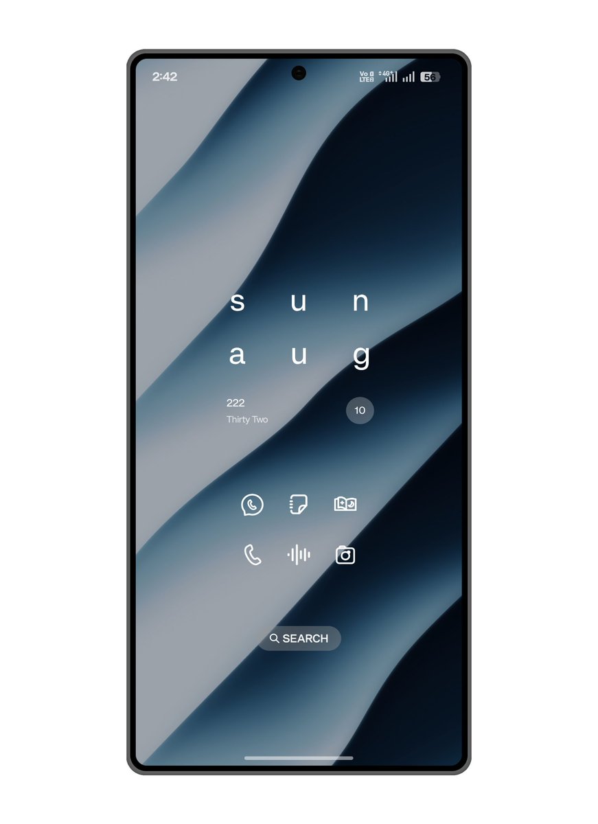 Griiaah's tweet photo. 😍 Love my new homescreen aesthetic! ✨ 
It's got an Arthea wallpaper, Reev icons, and Elements widgets. 🤔 What's your opinion on this? #homescreen #android https://t.co/POah9298XN